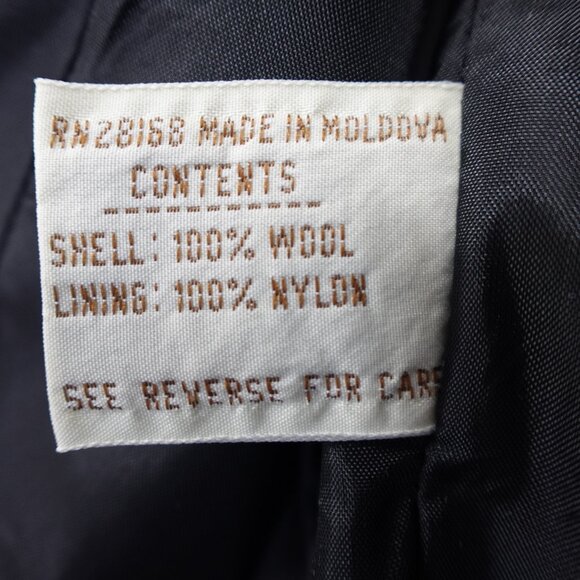 RZR Weather Wise Blazer Womens 5/6 Small 100% Wool Black Jacket Gold Demure - Picture 13 of 15